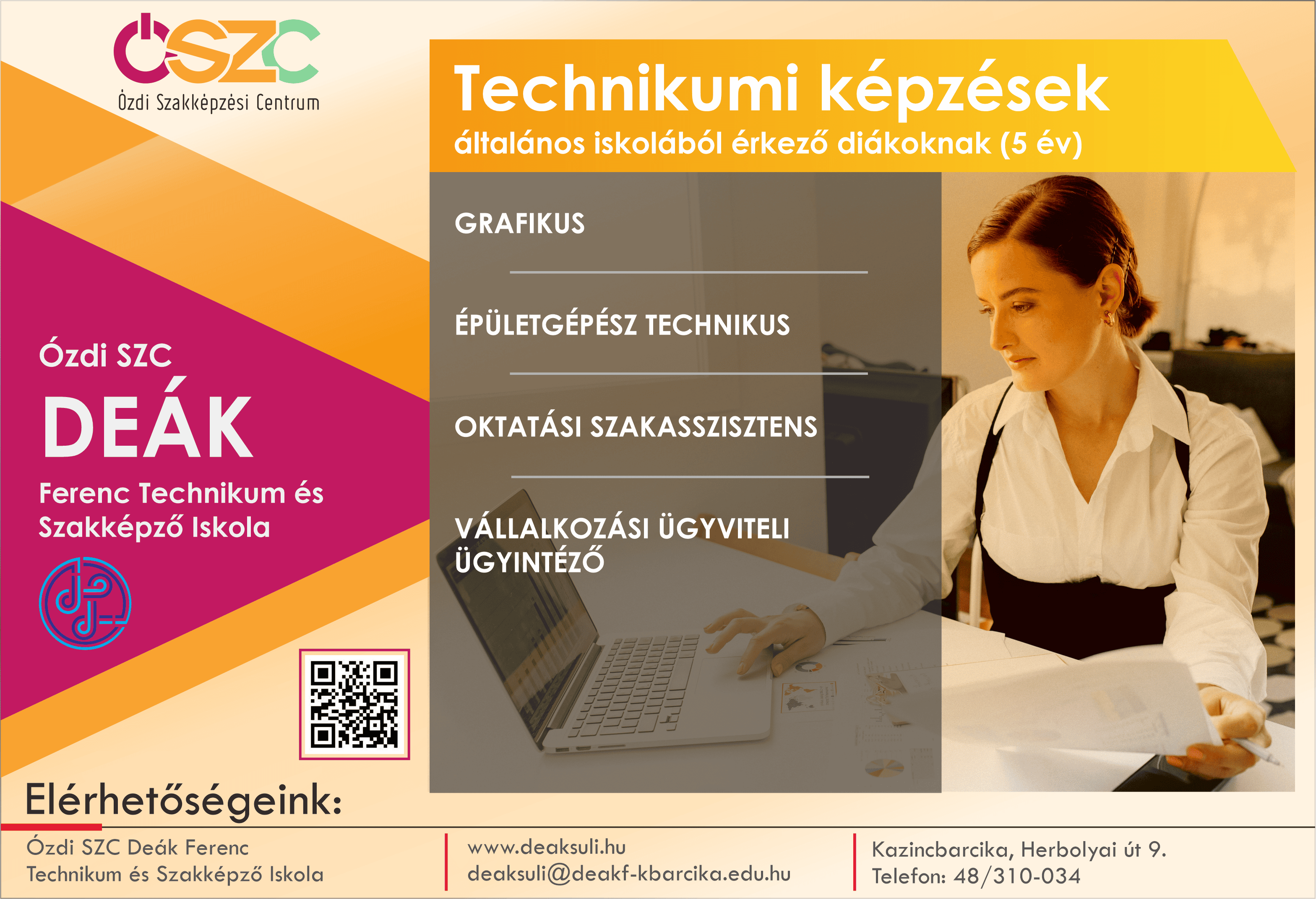 Tanulj tovább a Deákban!